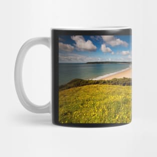 Oxwich Bay from Little Tor, Gower Mug